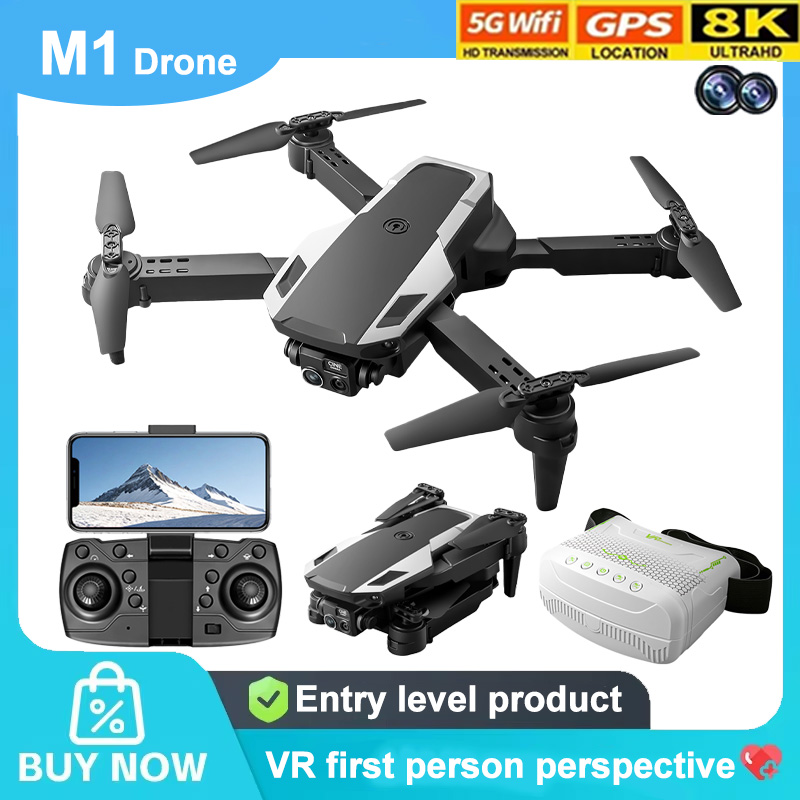 M1 Foldable Drone HD Camera Op - Fpv Drone Goggles บทวิจารณ์และราคา