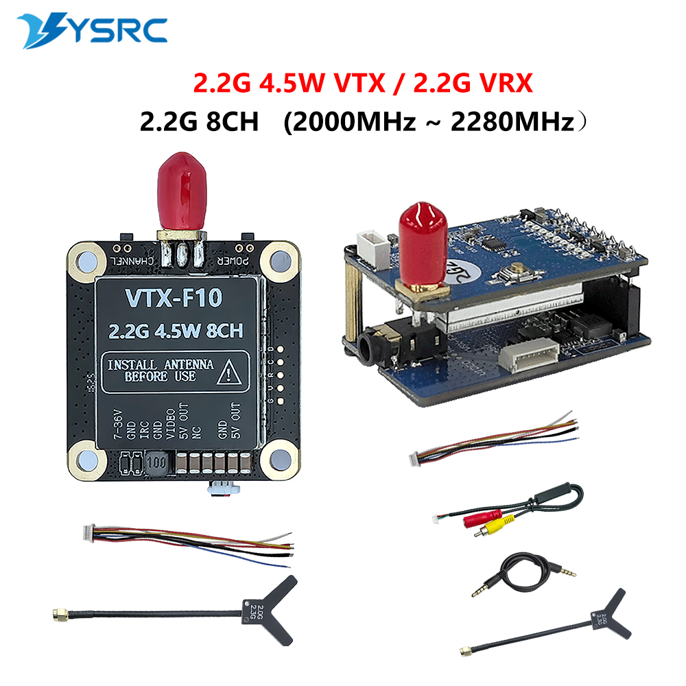 2.0-2.2G 4.5W VTX 8CH FPV Vide - Fpv Drone Receiver บทวิจารณ์และราคา