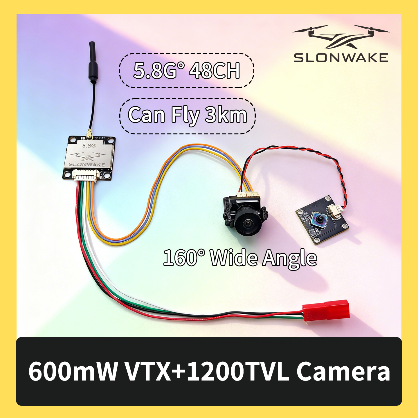 SLONWAKE 5.8G 600mW 7-24V FPV  - Fpv Drone Receiver บทวิจารณ์และราคา