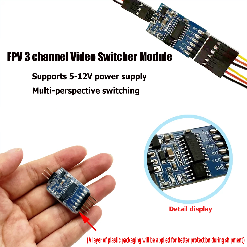 5.8G 3 Channel Video Switcher  - Fpv Drone Receiver บทวิจารณ์และราคา