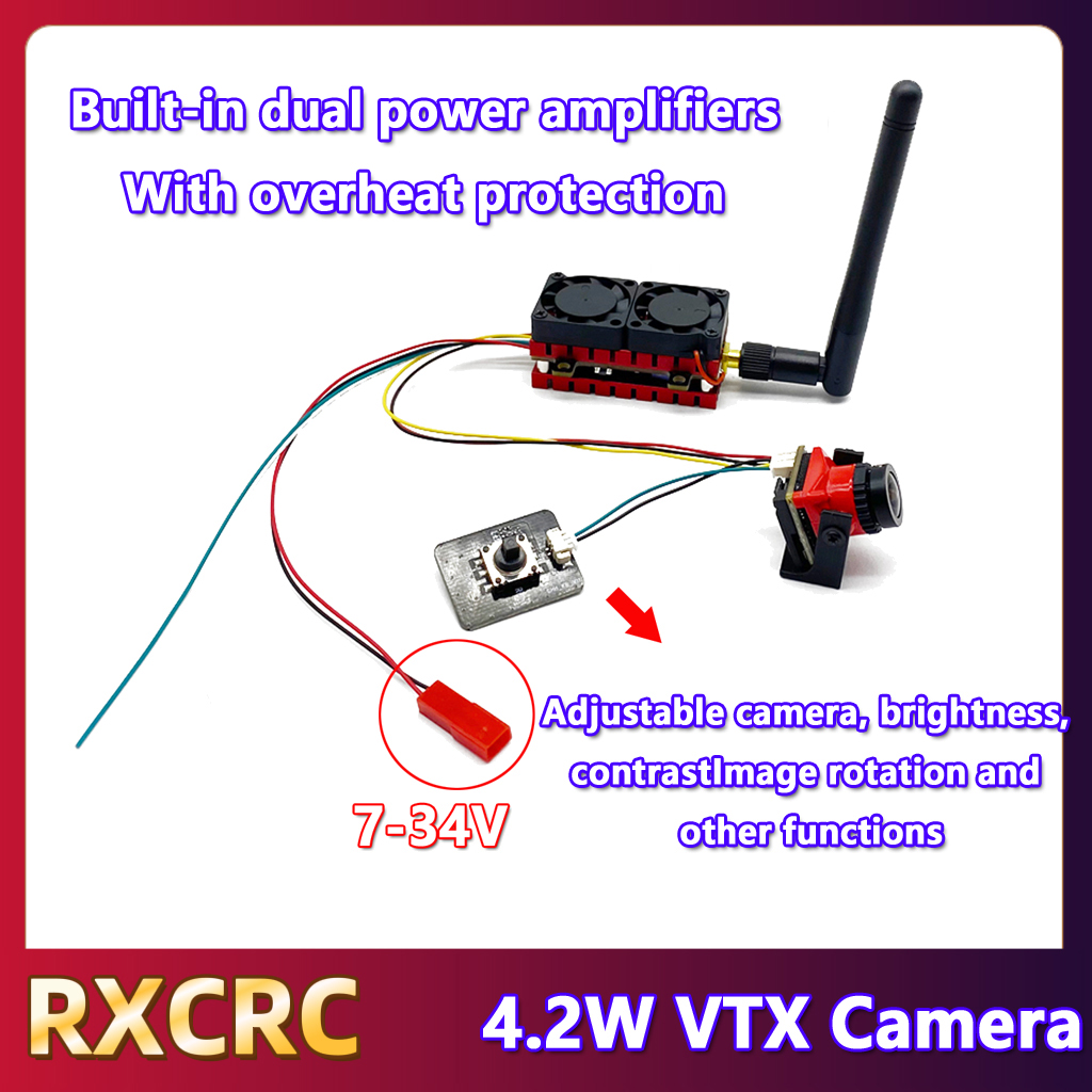RXCRC 5.8G 48CH 4.2W High Powe - Fpv Drone Frame บทวิจารณ์และราคา