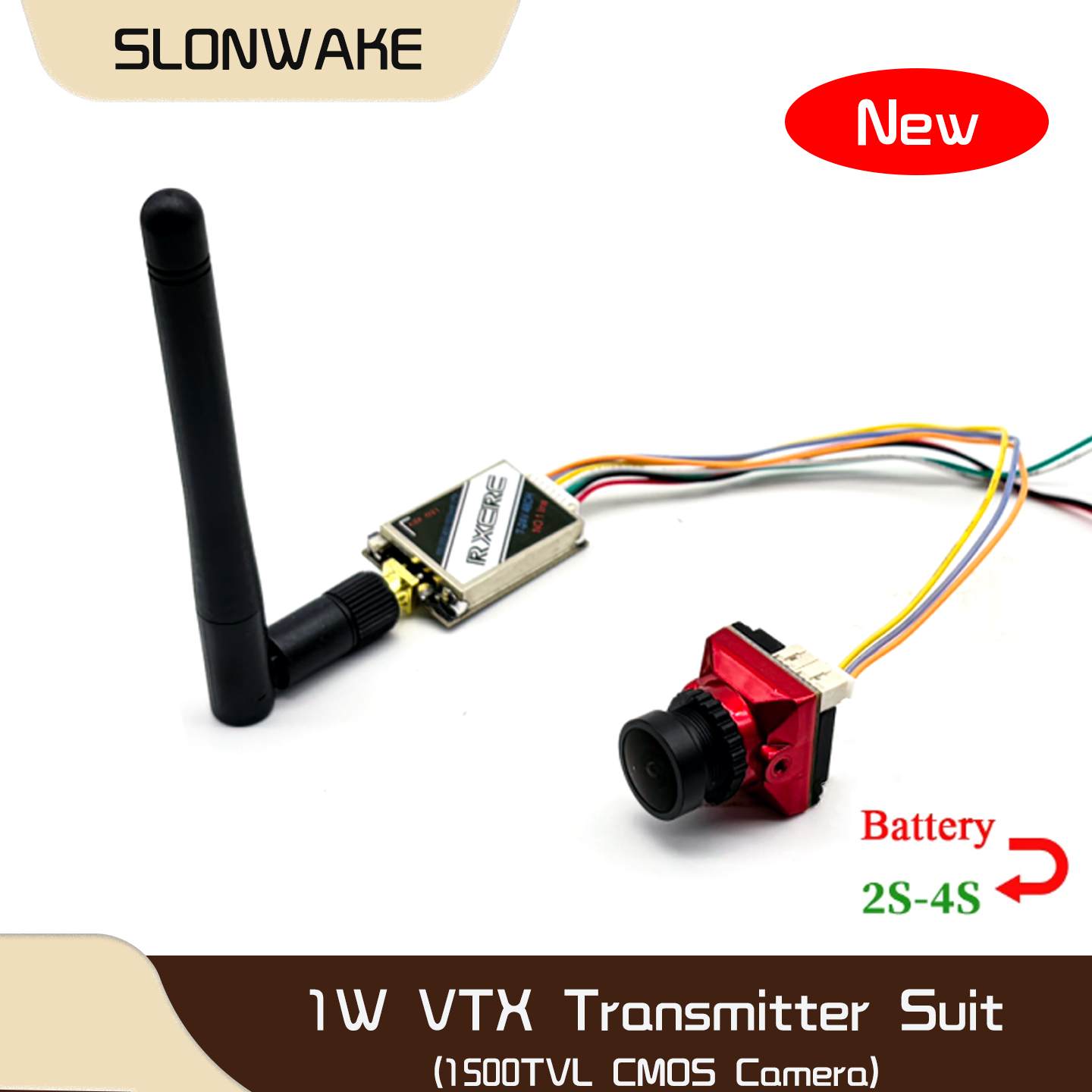 SLONWAKE  5.8G 48CH 1W VTX 100 - Fpv Drone Frame บทวิจารณ์และราคา