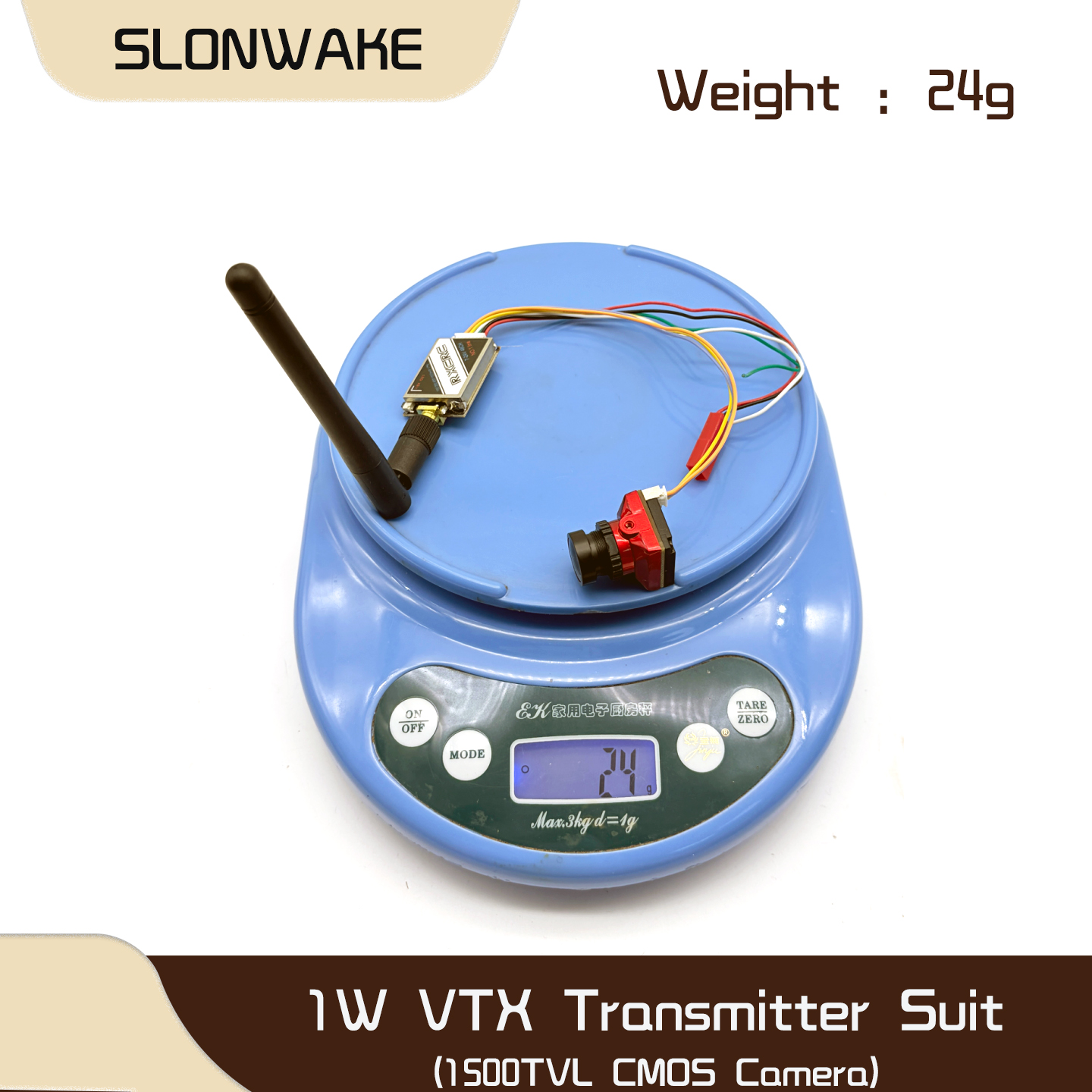 SLONWAKE  5.8G 48CH 1W VTX 100 - Fpv Drone Frame บทวิจารณ์และราคา