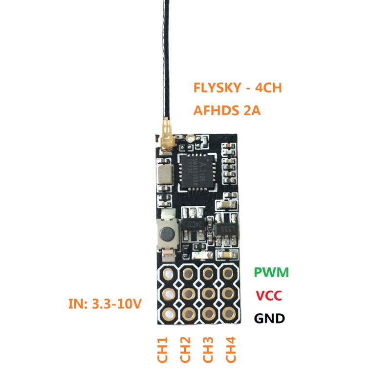Flysky FS2A Mini Receiver 4CH  - Fpv Drone Battery บทวิจารณ์และราคา