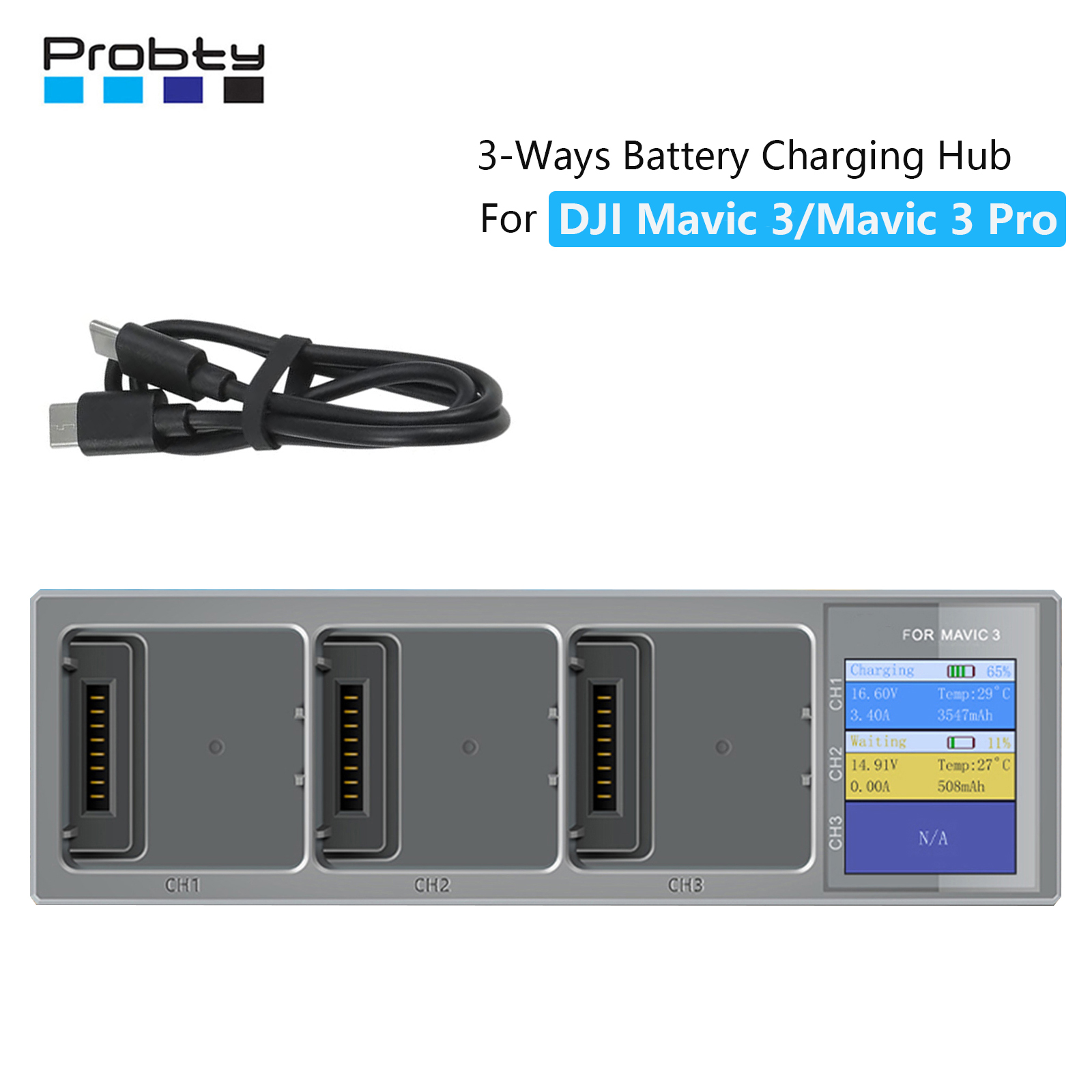 New 3 In 1 Charging Hub for DJ - Fpv Drone Charger บทวิจารณ์และราคา