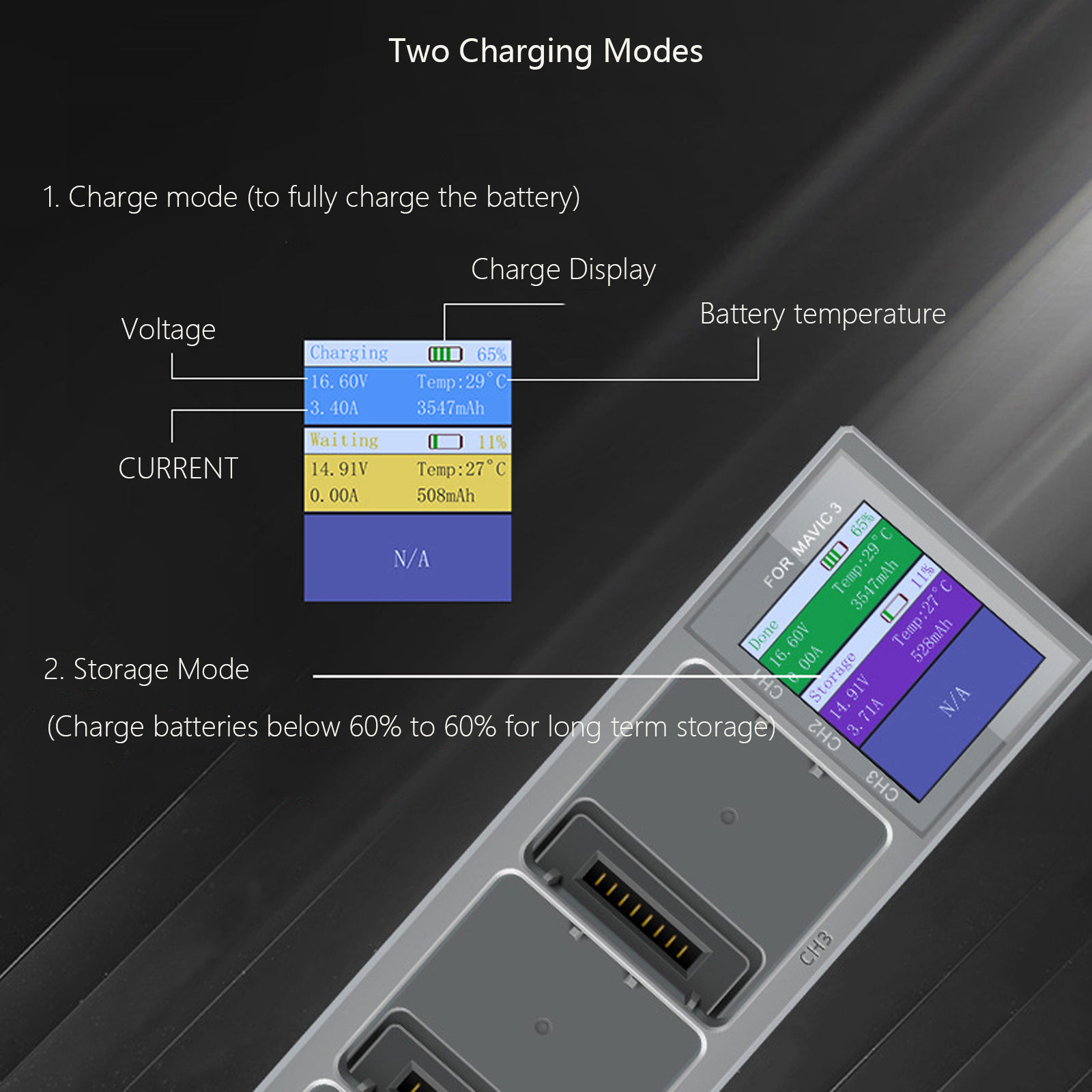 New 3 In 1 Charging Hub for DJ - Fpv Drone Charger บทวิจารณ์และราคา