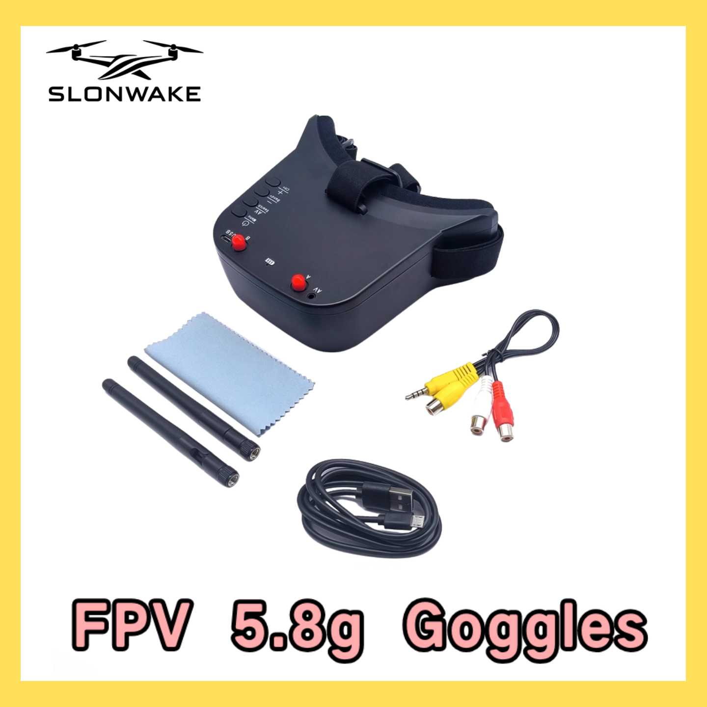 SLONWAKE 5.8G 48CH FPV 400mw V - Fpv Drone Frame บทวิจารณ์และราคา