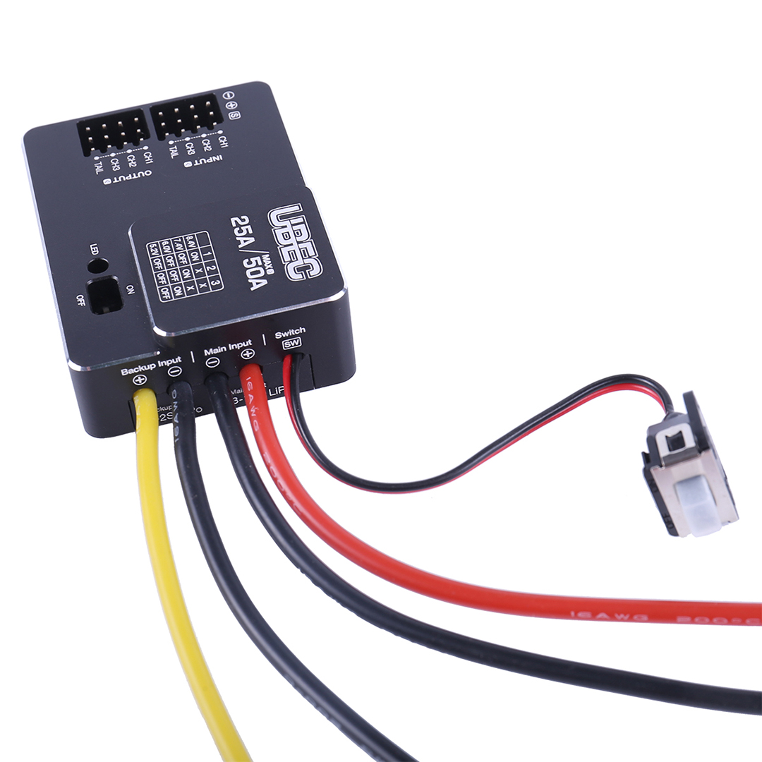 Hobbywing UBEC 25A HV 3-18S Mo - Fpv Drone Esc บทวิจารณ์และราคา